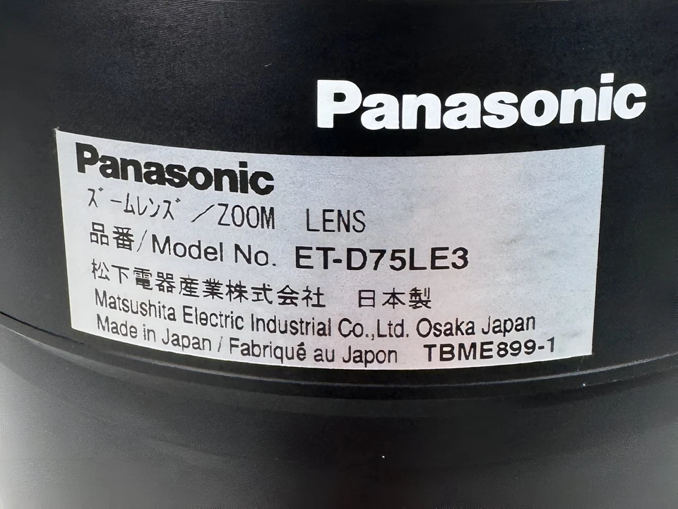 Lente proyector zoom original Panasonic ET-D75LE3 2,4 - 4,7:1 F/3,0-5,0:1 Foto 4 de 4