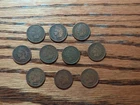 Indian Head Cent 10 Coin Lot 1900 G-VF