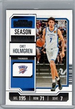 2023-24 Panini Contenders #33 Chet Holmgren Season Ticket Premium Edition