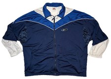 Vintage 90s Nike Full Zip Warmup Track Basketball Jacket Men s L Colorblock