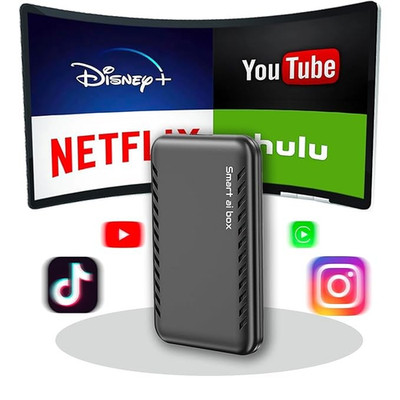 PLAYAIBOX Wireless Android Auto Carplay Adapter, Magic Box 2.0 Carplay-