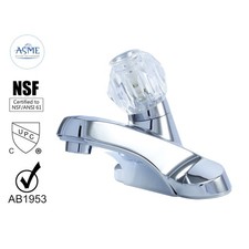 -4316Z-CP Non-metallic Plastic Single Handle Lavatory Bathroom sink Faucet W/
