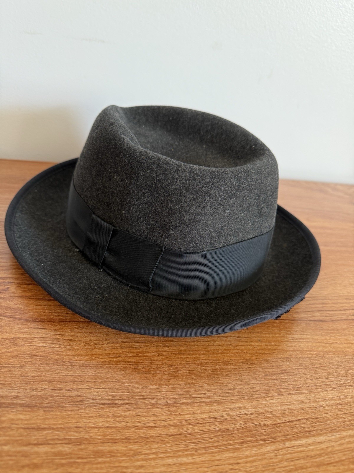 Pendleton Hat 100% Virgin Wool Fedora Gray mens s… - image 1