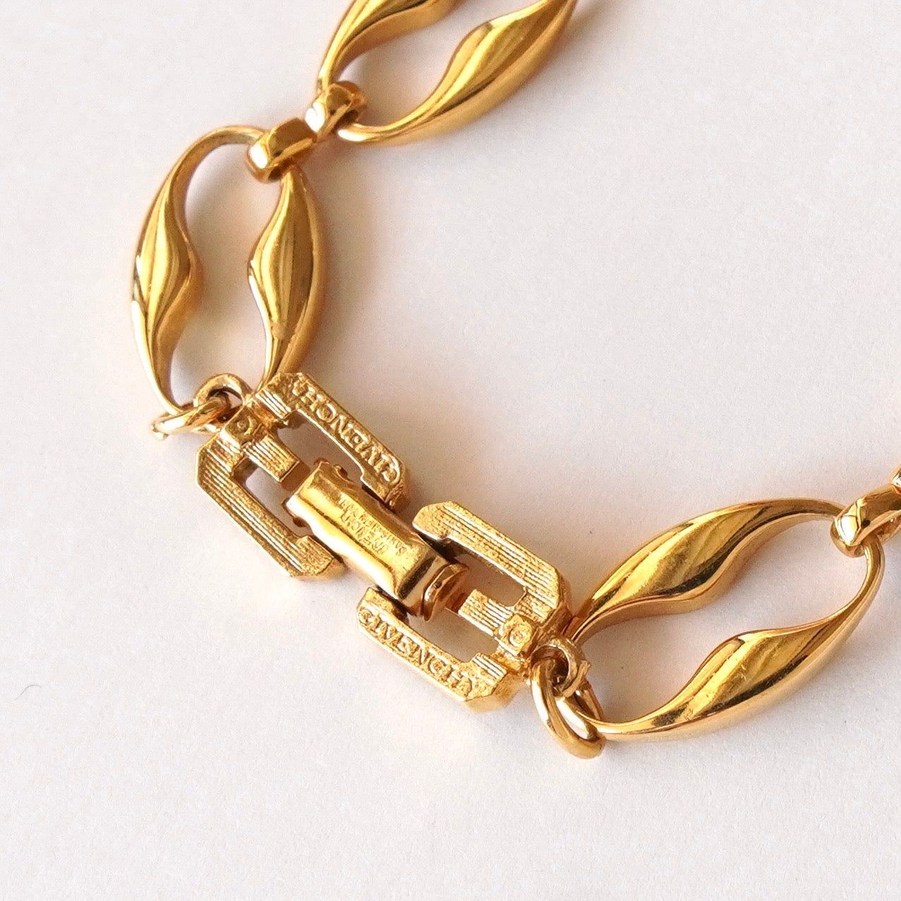 Givenchy GP Chain Bracelet 18cm Vintage Japan Jewelry Accessory Collector thumbnail 7