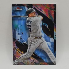 2024 Topps Finest JAKE BURGER #197 - SKY Blue Refractor /250 - Miami Marlins