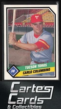 Carlo Colombino 1989 CMC Tucson Toros #21 Tucson Toros