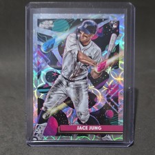 Topps 2025 Cosmic Chrome Nucleus Refractor Jace Jung Rookie Detroit Tigers #9