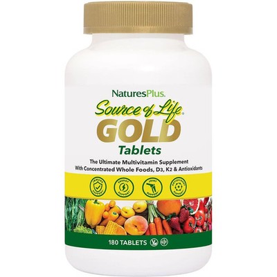 Natures Plus Source of Life Gold Multivitamin 180 Tablets