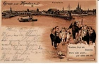 Greetings from Constance very nice litho gel. 1900!