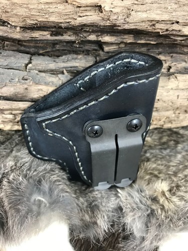 IWB Leather Holster with Monoblock Clip for Walther CCP - Picture 11 of 18