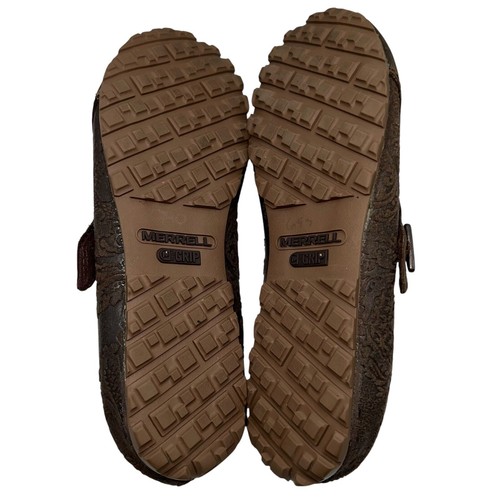 Merrell Leather Clogs Mules Womens 7.5 Comfort Slip On Shoes Select Grip Brown - Picture 7 of 11