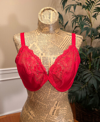 Wacoal, Seasonal Fashion Lace Underwired Bra, Calypso Coral  #851127, Size 34DD