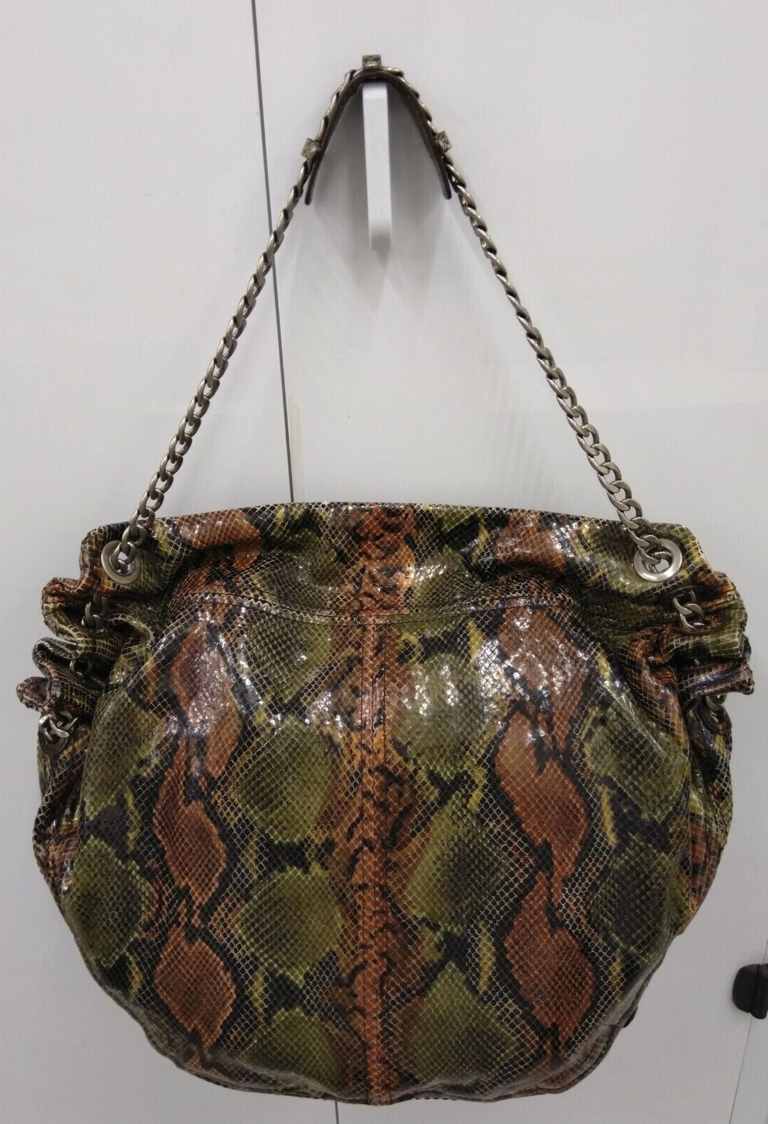 Botkier Multicolor Leather Python Snakeskin Embos… - image 2