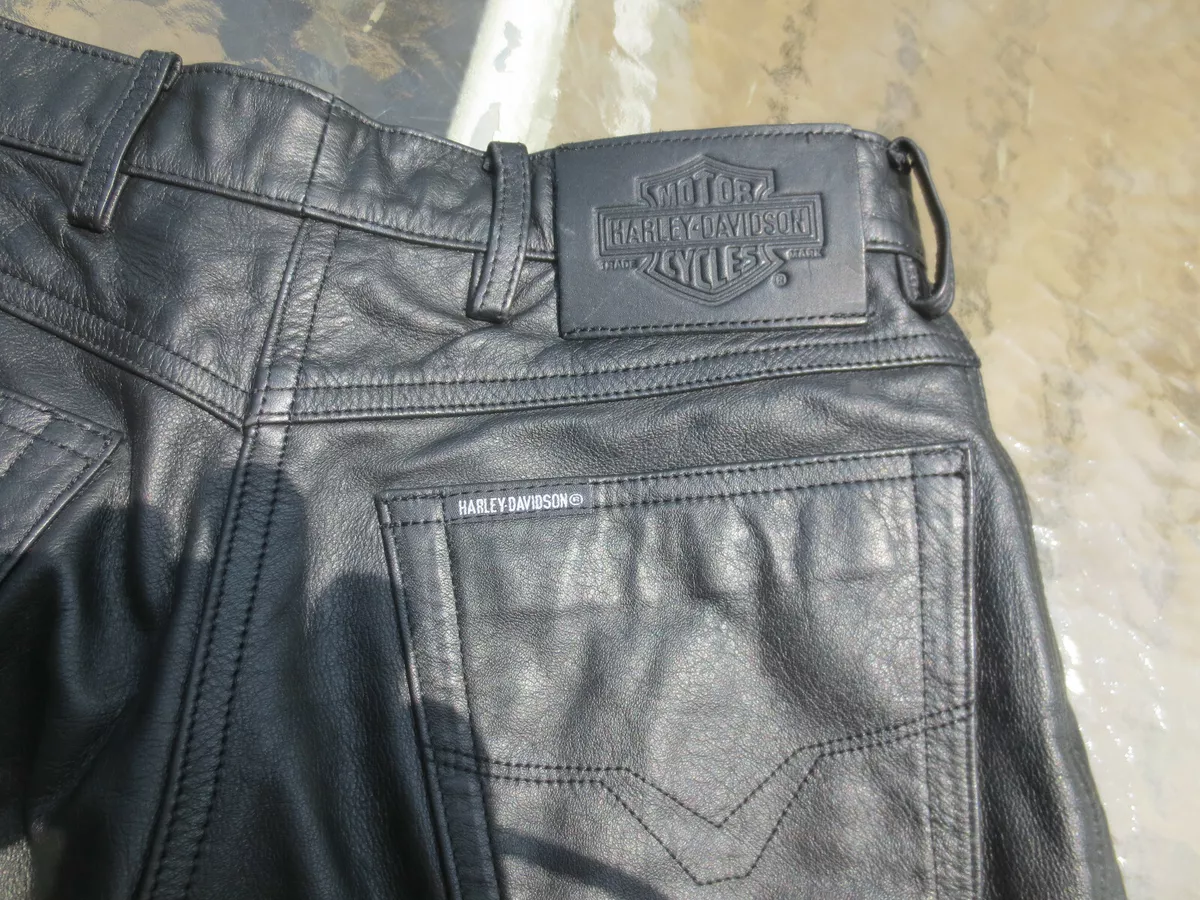 Pantalon cuir harley davidson sale