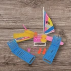 BARBIE Arco Jet Ski Mattel SPLASH Beach Picnic Windsurfing Surf Playset 1986 Vtg