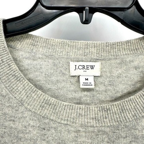 J Crew | Women’s M Medium Light Gray Wool Blend Tunic Pullover Sweater Crew - Picture 5 of 8
