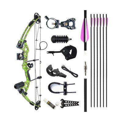 AMEYXGS Archery Compound Bows Kit Draw Weight 30-55 lbs Hunting Bow IBO 310fp...