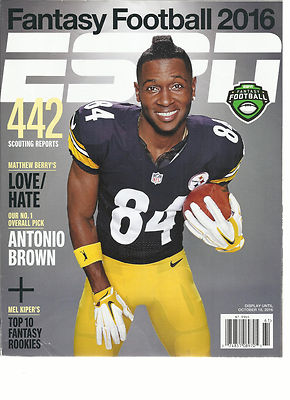 ESPN FANTASY FOOTBALL, 2016   ( 442 SCOUTING REPORTS * TOP 10 FANTASY ROOKIES )