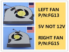 Genuine CPU Cooling Fan For ASUS G751JM G751JL Left  Right 5V 0.5A FG13 FG15