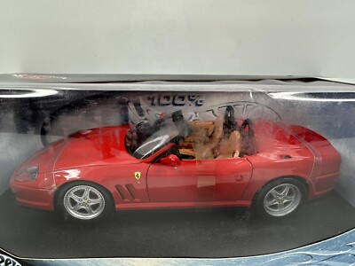 Hot Wheels 100% Ferrari 550 Barchetta Pininfarina 1:18 Red HTF | eBay