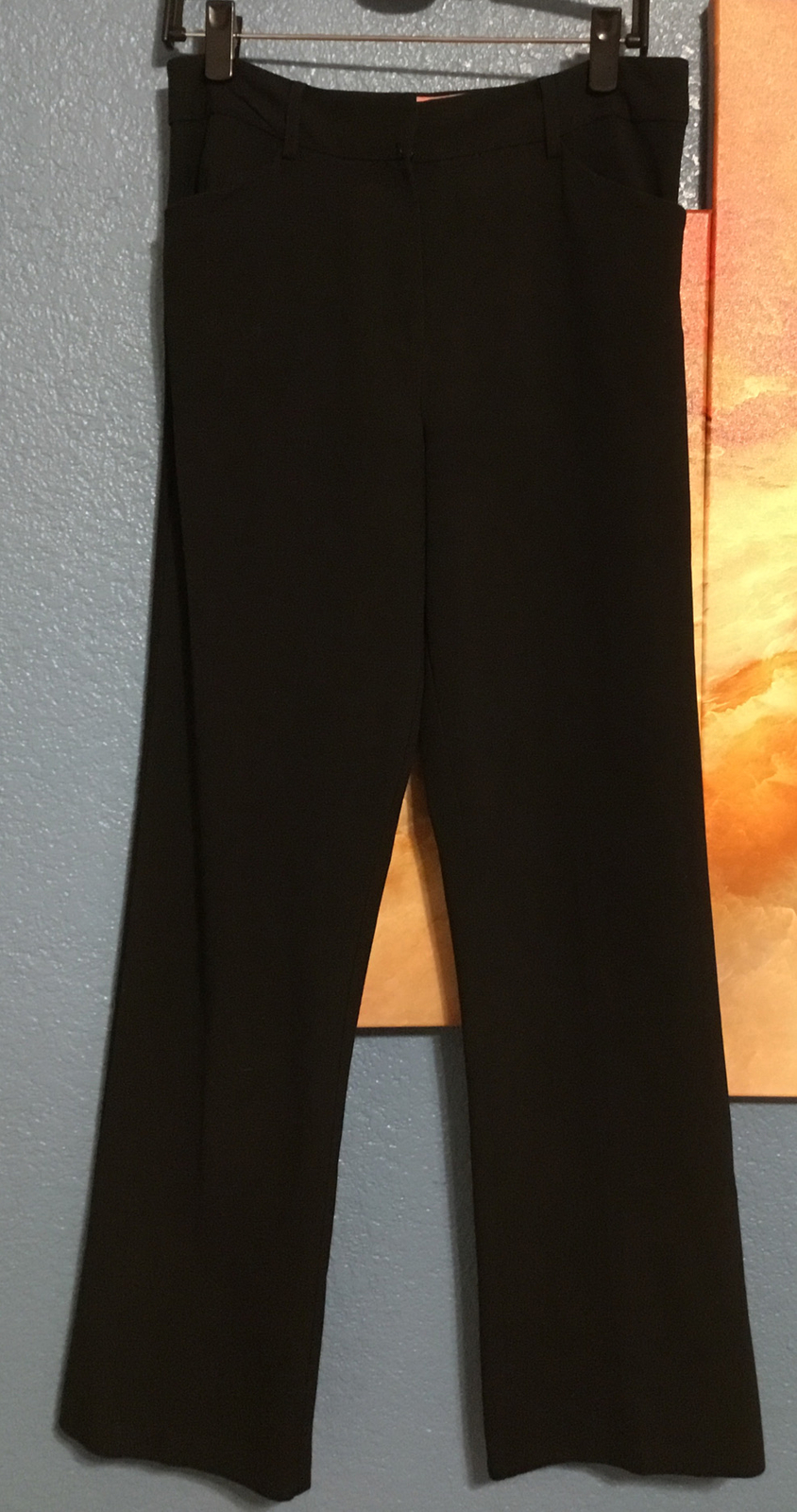 Cambridge Ladies IZ Byer California Black Dress Pants Juniors 16 Gently