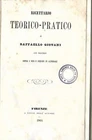 Young - Theoretical-Practical Recipe Book with Processes on Wines and Liqueurs Florence 1864