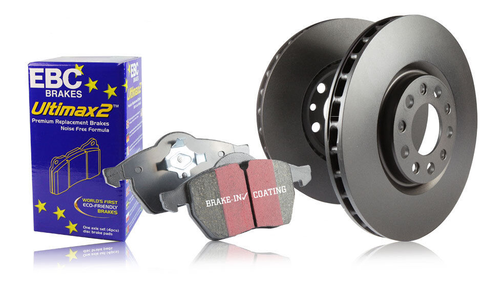 EBC Rear Brake Discs & Ultimax Pads for Peugeot 406 2.0 TD (90 HP) (99  04) Obfita, prawdziwa gwarancja
