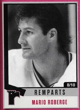 2022 Quebec Remparts 25th Anniversary MARIO ROBERGE #44 Silver Parallel 8/10