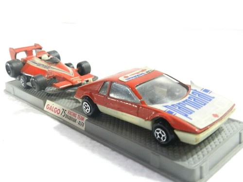 F1 BRABHAM ALFA ROMEO RACING TEAM NIKI LAUDA N. 75 NUOVO CON SCATOLA MARCA 1/64 GALGO - Foto 8 di 12