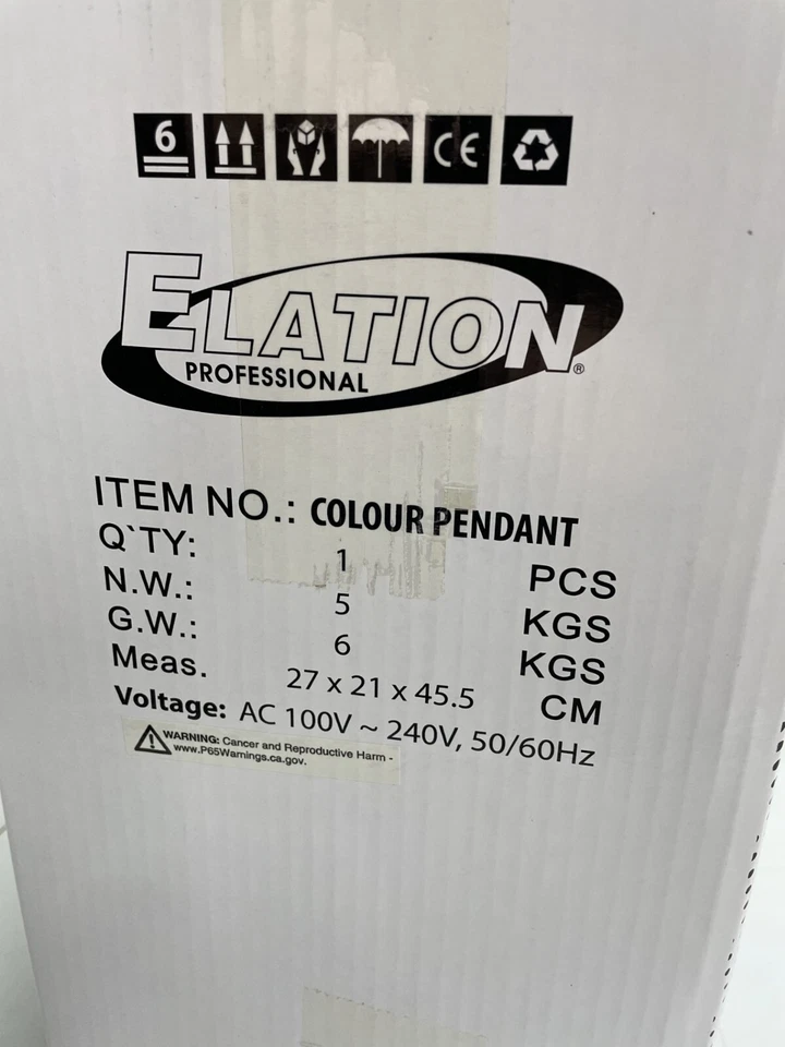 Elation Pro Colour Color 110 Pendant Wash Luminaire RGBW LED Lighting Fixture - Image 4 of 4