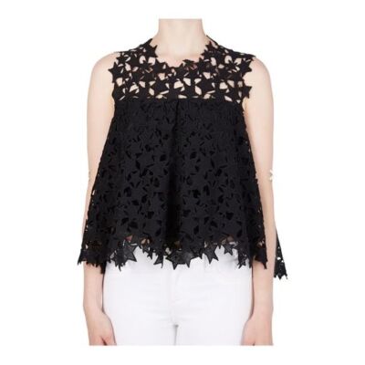Ammare Simone Sleeveless Star Top Black Size XS/S Womens  NWT