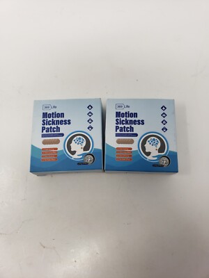 Lot Of 2 369 Life Motion Sickness Patch Qty 30