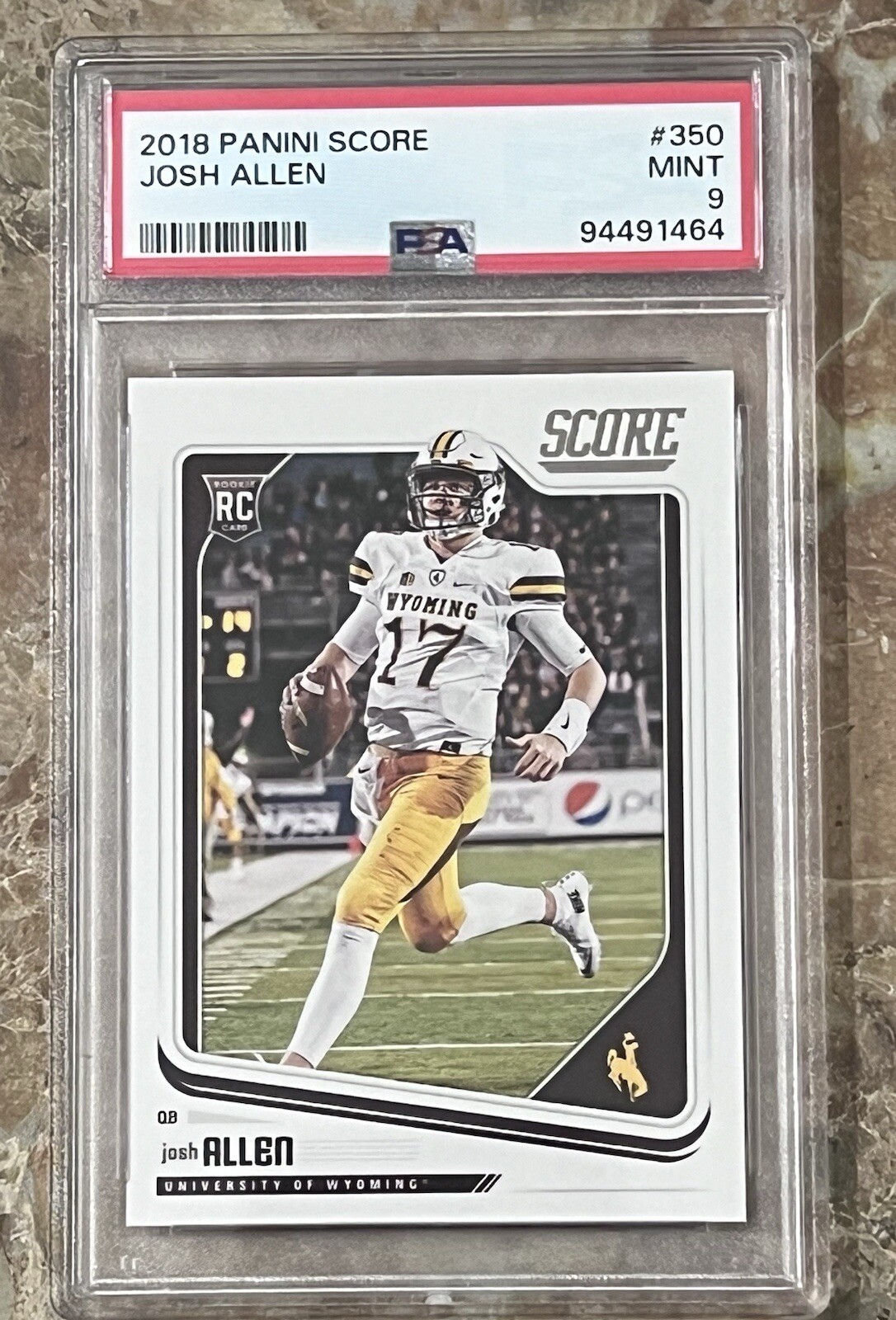 2018 Score Josh Allen #350 PSA 9