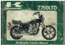KAWASAKI Z750 LTD ORIGINAL 1979 OWNERS INSTRUCTION & MAINTENANCE MANUAL