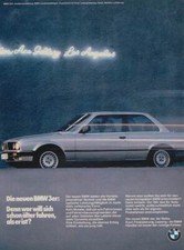 BMW 323i (E30) - Reklame Werbeanzeige Original-Werbung 1983