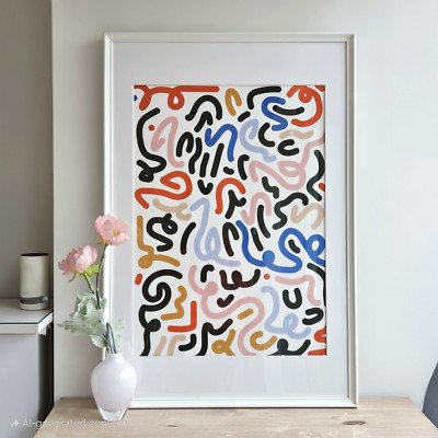 Katie Jo Winter A1 Druck - Nr. 7 gerahmtes Format 64 cm x 94 cm