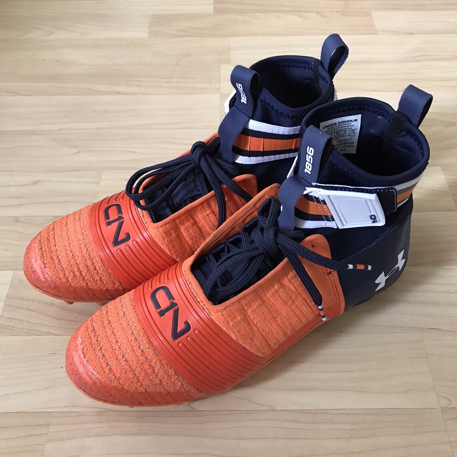 Under Armour C1N Cam Newton Auburn War Eagle Football Cleats 3020971400 Sz 9 eBay