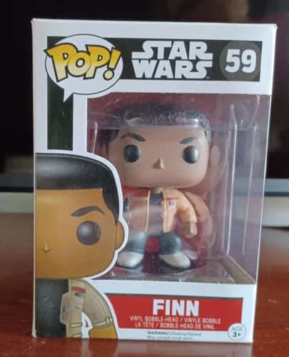 NIB~STAR WARS: FINN~POP! Funko~Animation #59~Vinyl Bobblehead