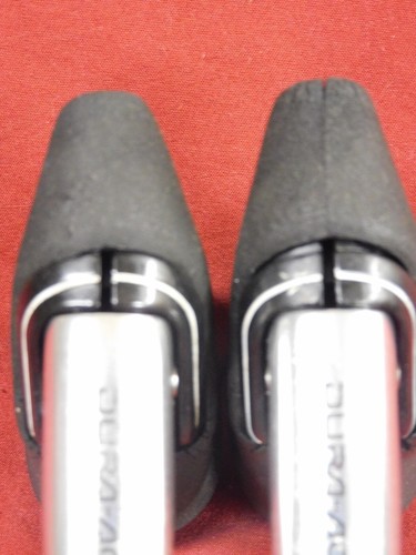 Vintage Shimano Dura-Ace BL-7400 Non-Aero F & R Brake Levers w/ Black Hoods - Picture 5 of 11