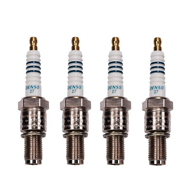 Denso Set of 4 Iridium Racing Spark Plugs Gap 0.027 For Mazda RX-7 1.1 1.3 R2