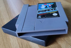 Popeye Nintendo Nes Game Cart UKV w/Mint Nintendo Sleeve - Read Description