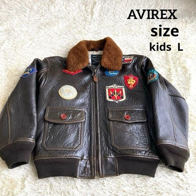 G-1 vintage leather flight jacket L BRW