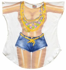 Women's Plus Size Cover Up Mardi Gras Girl