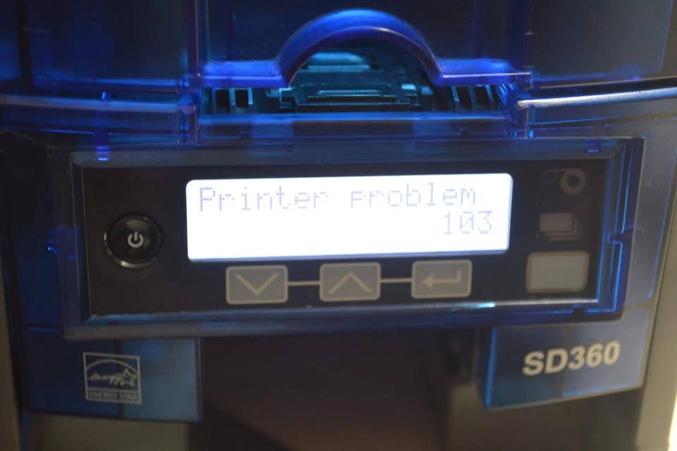 Datacard SD360 Dual Side ID Card Printer (Error 103) #W2130 - Image 2 of 4