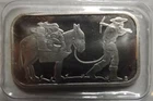 Silver Town Prospector Uncirculated 1oz Troy .999 Fine Solid Silver Bar Made USA