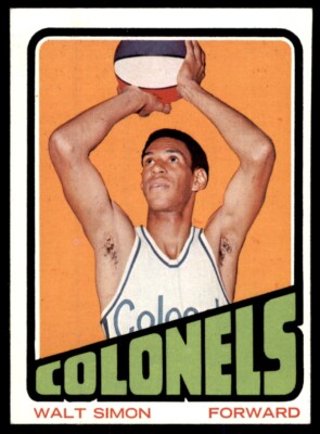 1972-73 Topps Basketball Walt Simon (A) Kentucky Colonels #224