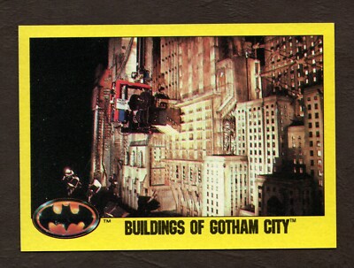 1989 Topps Batman Movie Trading Card #263 – Buildings of Gotham