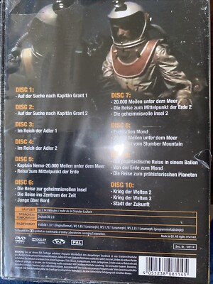 JULES VERNE-REISE INS UTOPISCHE - C.THOMAS HOWELL, STIGLITZ,MALDEN  10 DVD NEU