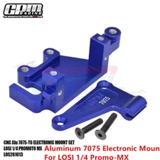 GPM Aluminum 7075 Electronic Mount LOS2610133 For LOSI 1/4 Promo-MX MotorcycleUS