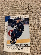 #239 Craig Millar  1998 Pinnacle Be A Player Hockey Autograph Signature B11-6